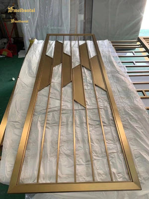 Bon prix Décoration d'hôtel 304 séparateur de chambre en acier inoxydable 0,3-3,0 mm d'épaisseur en ligne