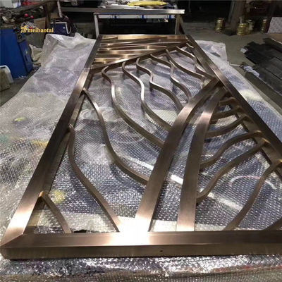 Bon prix Décoration MBT Diviseur de salle en cuivre en acier inoxydable en bronze 3,0 mm d'épaisseur en ligne