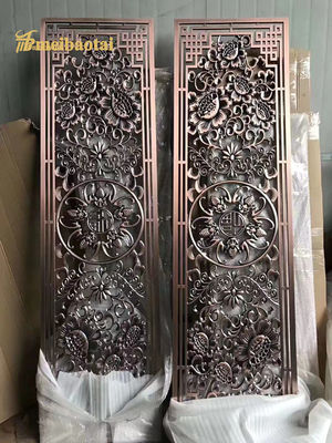 Bon prix 201 304 Décoration de chambre en acier inoxydable en bronze antique en ligne