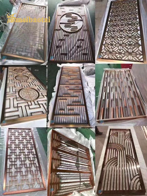 Bon prix SS201 304 personnaliser les murs de séparation en acier inoxydable en ligne