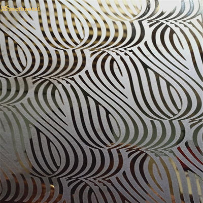 Bon prix 4 pieds de modèle simple ont gravé à l'eau-forte l'ascenseur d'ascenseur de feuille d'acier inoxydable décoratif en ligne