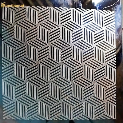 Bon prix Plaque gravée en acier inoxydable 304 d'une épaisseur de 0,65 mm, de dimensions 1219x2438 mm, pour applications décoratives en ligne