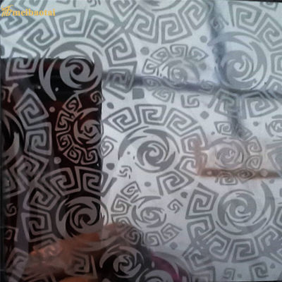 Bon prix La norme d'ASTM a gravé à l'eau-forte les pieds décoratifs de la feuille 4X10 d'acier inoxydable en ligne