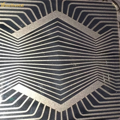 Bon prix épaisseur de finition gravée à l'eau-forte noire 0.3-3.0mm de feuille de l'acier inoxydable 201 304 en ligne