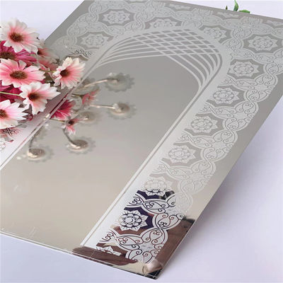 Bon prix Plaque en acier inoxydable gravé de 8 pieds de longueur de 304 mm d'épaisseur pour la décoration d'ascenseur en ligne