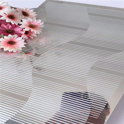 Le style moderne a poli l'épaisseur de la feuille gravée à l'eau-forte par finition 1.15mm d'acier inoxydable