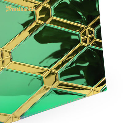 Bon prix L'acier inoxydable embouti de relief couvre le matériel de la longueur SS304 de 3048mm en ligne