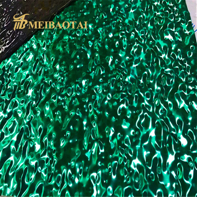 Verte miroir d' eau ondulée feuille de décoration mur, tasse, maison, plafond