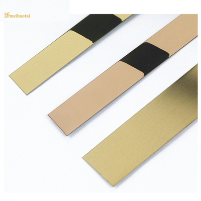 équilibre de tuile d'acier inoxydable de forme d'appartement de 3048mm pour la ligne en bois décoration de porte