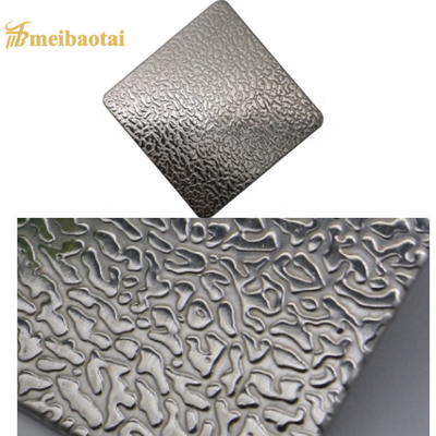 feuille d'acier inoxydable de relief par épaisseur de 0.55mm pour le mur décoratif