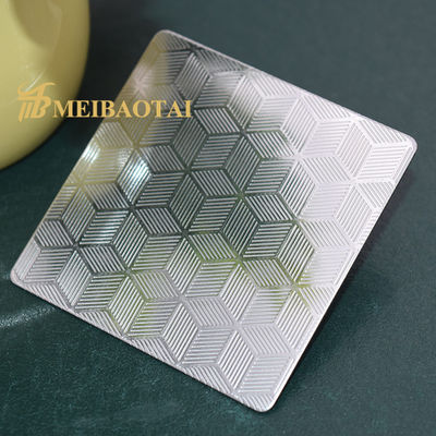 Bon prix Rayez la résistance SS304 201 430 a gravé le plat en refief de décoration de feuille d'acier inoxydable en ligne