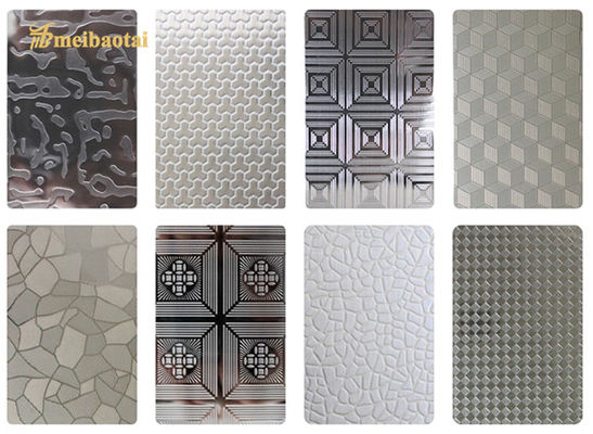 Bon prix Plat de mur de relief en acier de décoration de feuille de SS201 304 0.8mm Stainlesss en ligne