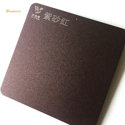 Bon prix Balayé 201 feuilles de mur de cuisine d'acier inoxydable pourpres et anti- empreinte digitale rouge en ligne