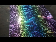 feuille d'acier inoxydable de couleur laser