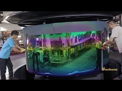 Plaque en acier inoxydable de couleur arc-en-ciel