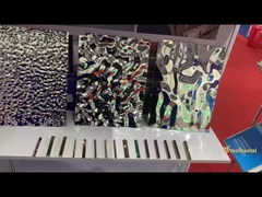 Plaque de miroir à ondulation d'eau Plaque en acier inoxydable pour plafond